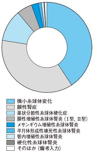 一次性ネフローゼ症候群の病型分類