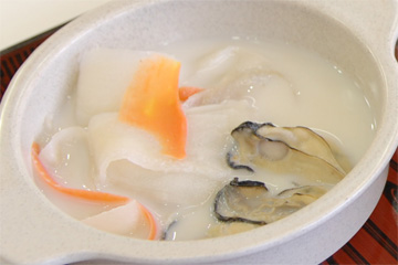 牡蠣のミルク味噌煮