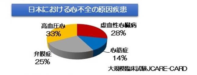 日本における心不全の原因疾患